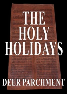 TORAH SCROLL BIBLE VELLUM MANUSCRIPT LEAF 250 YRS OLD YEMEN The holy holidays - Picture 1 of 6