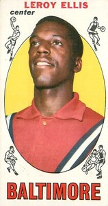 1969-70 Topps Tall Boy #42 LEROY ELLIS Baltimore Bullets