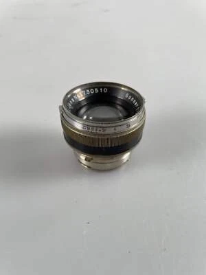 Carl Zeiss Jena 5cm 50mm f2 Sonnar Lens Black, Nickel, Chrome for Contax Rangefi - Image 1 of 4