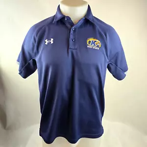Kent State Shirt Uomo Blu Medio Polo Under Armour Golden Flashes Sciolto College - Foto 1 di 9