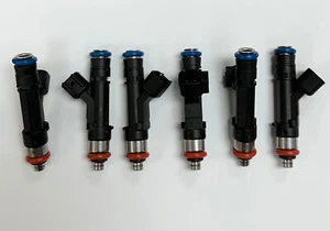 6 New Flow Matched OE Mercury Marine 4.3L Fuel Injectors 8M4503443 879312003 - Picture 1 of 2