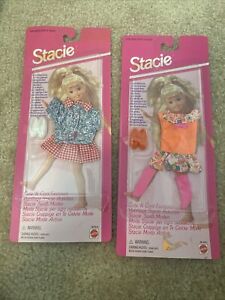 Stacie Cute N’ Cool Fashion Doll Outfit Lot of 2 New Barbie 1995 NOS
