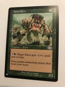 ALPHA KAVU : Magic the Gathering MTG #161 The List NM; Green creature - Picture 1 of 4