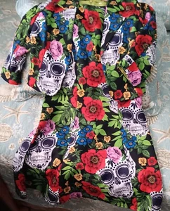 Day Of the Dead Costume - Size Small- High Quality Dress/Jacket/ Lined Colorful! - Picture 1 of 10