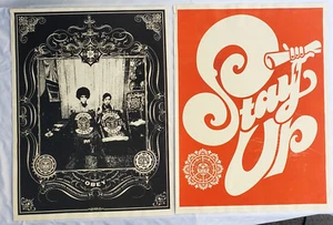 2006 Giant Savage + 2005 "Stay Up" Shaka - Obey Street Art Test Print Posters - Picture 1 of 10