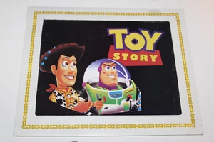 VTG Disney Toy Story Buzz Lightyear & Woody Carnival Fair Prize 12"x10" Glass - Picture 1 of 4