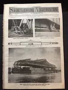 Third Avenue Bridge Harlem River 1897 Oil Drilling Los Angeles - Foto 1 di 6