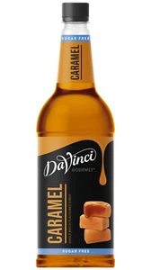 Da Vinci Gourmet Flavour Sirup Caramel light 1L,Karamell Kaffeesirup ohne Zucker - Bild 1 von 7