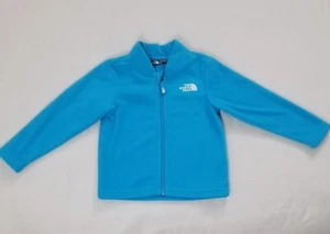 Chaqueta polar The North Face para niños 2T azul cremallera completa abrigo para niños pequeños - Imagen 1 de 7