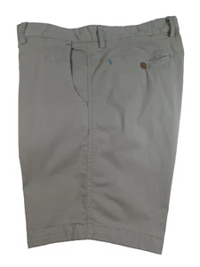Robert Graham Mens Cotton Stretch Light Gray Flat Front Casual Shorts Size 32/34 - Picture 1 of 8