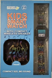 iTech Jr Kids Smart Watch w/ Compact Wireless Speaker - Music 25+ Games - Boys - Picture 1 of 8