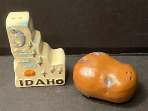 Vintage Japan NWC CO Idaho State + Potato Salt/Pepper Shaker Set - Picture 1 of 5