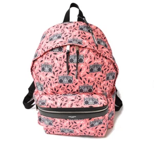 Saint Laurent Auth Backpack/Rucksack Tasche Canvas/Music Pink 534967 HPM1F - Bild 1 von 10