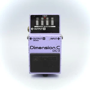 BOSS DC-2 Dimension C 1986 Made in Japan Pedale Vintage Effetto Coro 654600 - Foto 1 di 9