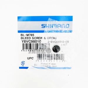 Genuine Shimano BL-M785 Brake Lever Bleed Screw & O-ring Deore XT SLX-Y8VC98010  - Picture 1 of 2