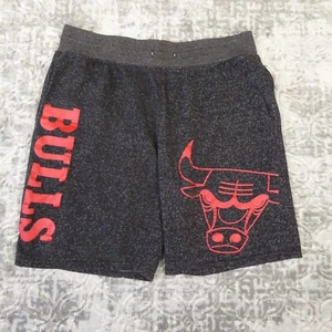 Chicago Bulls Shorts Men's Extra Large Gray Sweats NBA Basketball Pockets Sports - Picture 1 of 11