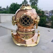 Vintage US Navy Mini Diving Divers Helmet Brass Copper Navy Mark V Decor Gift 