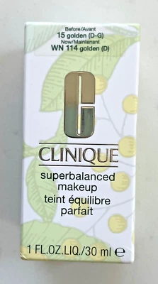 Clinique Super Balanced Makeup Foundation WN 114 15 Golden New in Box - Image 1 of 4