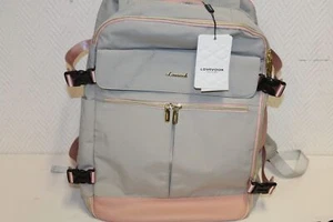 Lovevook Rucksack Damen Handgepäck 40L Groß Reiserucksack Grau Rosa Neu MwSt - Bild 1 von 4