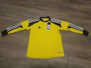 Adidas Fußball neue Torwart Trikot Revigo Größe 128cm arm lang gelb/schwarz - Bild 1 von 8
