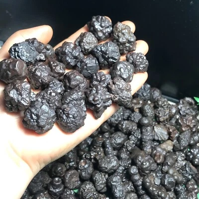 1000g 100pcs Limonite & Hematite pseudomorph after Marcasite - Prophecy Stone - Image 1 of 4