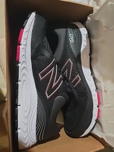 Men's New Balance 840v5 Walking/Running Shoe Black/Red Size 12.5 - Picture 1 of 5