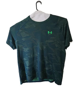 Chemise Under Armour homme XL Heat Gear vert camouflage coupe ample camouflage UA excellent état - Photo 1/15