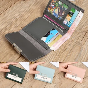Women Wallet Leather Bifold Small Compact Purse Credit Card Holder Clutch Gifts - Picture 1 of 18