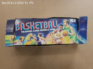Topps Basketball 1975-76 VUOTA confezione cera espositore completo basso grado - Foto 1 di 6