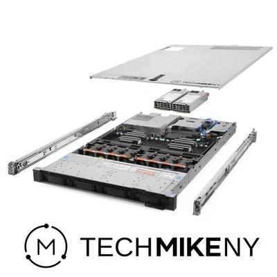 Dell PowerEdge R640 Server 2x Gold 6244 3.60Ghz 16-Core 64GB RAM Rails - Image 1 of 4