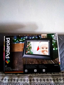 Polaroid 7" Digital Picture Frame-700 With Black Matte Frame,OPEN BOX NEVER USED - Picture 1 of 22