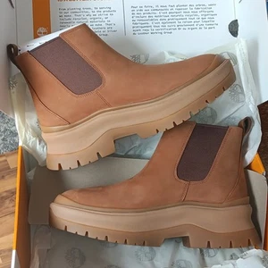 Talla W 11 Timberland Mujer Roxie Lane Mid Chelsea Botas ÓXIDO Utilidad Trabajo - Imagen 1 de 5
