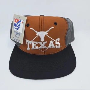 Rare Vintage University of Texas Longhorns Snapback Hat Baseball NWT 1980s  - Picture 1 of 8