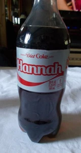 Share a Coke with Hannah 2025 Personalisierte Diät Coca-Cola Flasche 20oz - Bild 1 von 2