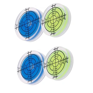 Acrylic Liquid Bubble Level for Adjusting Factory Machinery 32mm Diameter 4pcs - Picture 1 of 12