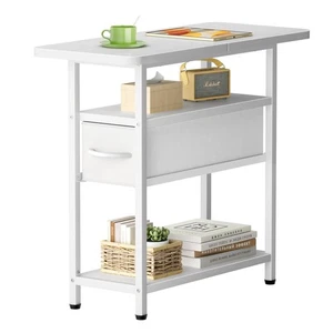 Comodino Stretto con Cassetti, Comodino Magro a 3 Livelli per Camera da Letto, Slim... - Foto 1 di 7