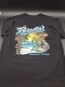 HARLEY DAVIDSON MOTORCYCLES SARASOTA FLORIDA ALLIGATOR T SHIRT Mens XL - Picture 1 of 6