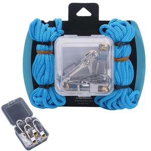 Lock Buckle Rope with Roller Tensioner Non-Slip Tie Down Rope  Camping - Picture 1 of 12