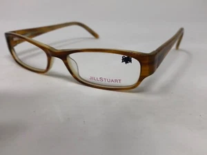 JILL STUART JS253-1 Eyeglasses Frame 52-16-135 Brown Crystal Polished DO88 - Picture 1 of 8