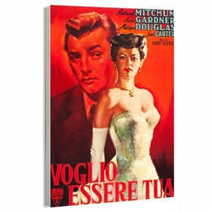 1951 Voglio essere tua (My Forbidden Past) Movie Poster or Canvas Home Decor Art - Picture 1 of 16