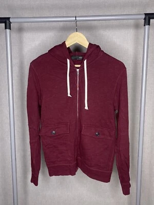 Uniqlo Undercover Hombres Borgoña Cremallera Sudadera con Capucha Algodón Talla M Foto 1 de 4