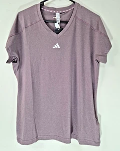 Adidas Running Slim Fit T-Shirt Tee Women's Size L 16-18 BNWT Activewear - Picture 1 of 6