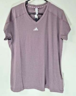 Adidas Running Slim Fit T-Shirt Tee Women's Size L 16-18 BNWT Activewear - Image 1 of 4