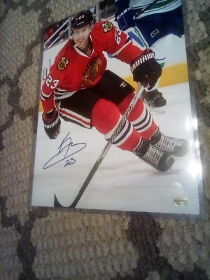 Chicago Black Hawks Kris Vensteeg 11x14 Foto firmada Héroes y Leyendas Foto 1 de 4