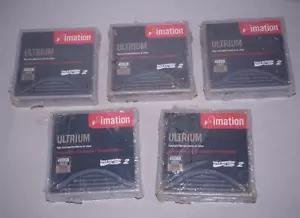 5x LTO Ultrium 2 400GB cartridges imation NEW joblot bundle - Picture 1 of 5