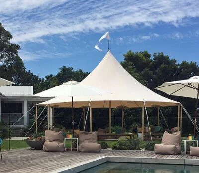 Commercial Wedding Event Beach Pool Patio Marquee Star Stretch Umbrella Tent NEW - Image 1 of 4