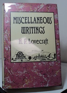Miscellaneous Writings by H P Lovecraft - Arkham House - 1995 - Imagen 1 de 6