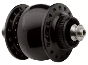 Nabendynamo Son 28 schwarz eloxiert 36 Loch Center Lock Disk Aufnahme - Bild 1 von 1