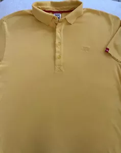 Men’s Large, Yellow, THE NORTH FACE, Soft interlock weave polo style shirt. - Picture 1 of 3
