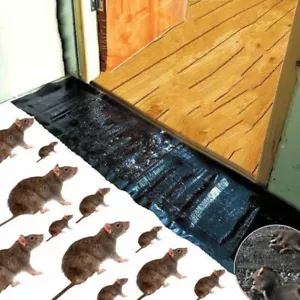 47” Big Mice Mouse Glue Traps Rodent Catcher Rat Board Super Sticky Free To Cut - Picture 1 of 17